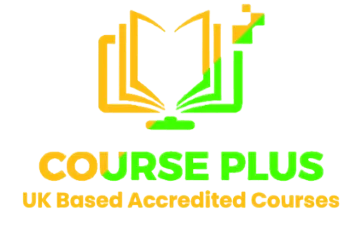 Course Plus logo featuring a modern design with sleek typography and vibrant colors, representing a professional e-learning platform.