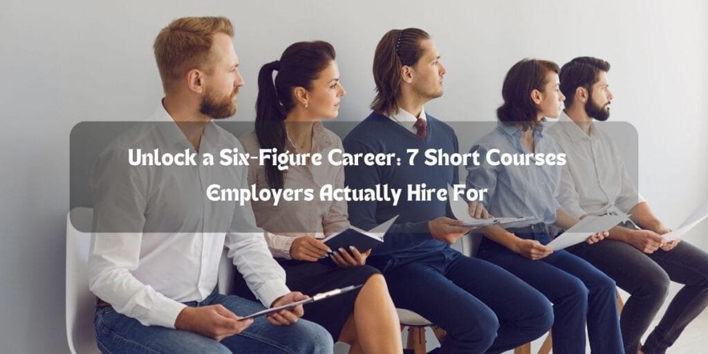 Unlock a Six-Figure Career: 7 Short Courses Employers Actually Hire For