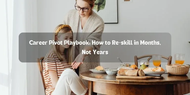 Career Pivot Playbook: How to Re-skill in Months, Not Years